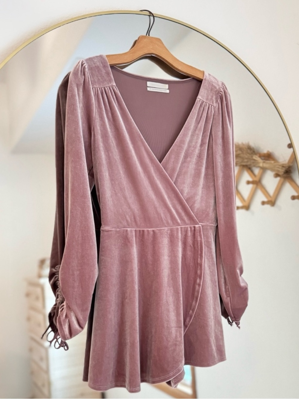 Urban Outfitters Velvet Romper (S)